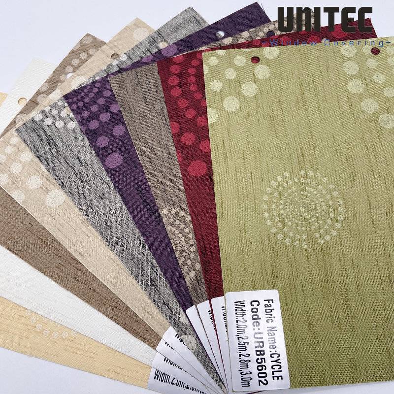 Manufacturer for Top Sale Roller Blinds Fabric - Flower pattern jacquard roller blind fabric URB5601 – UNITEC