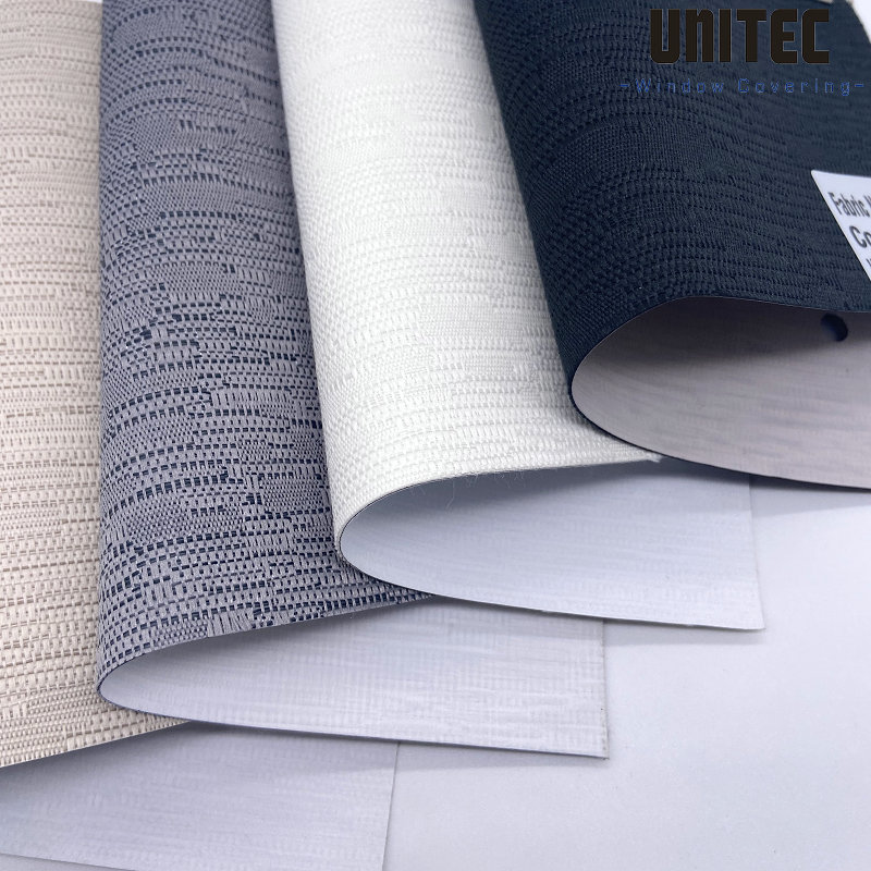 High-quality jacquard blackout polyester fabric roller blind Featured Image