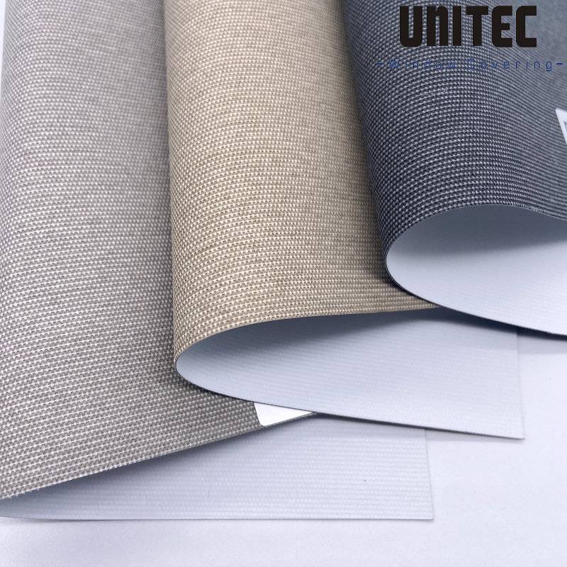 Lowest Price for 100 Blackout Roller Blinds Fabric - Dark blackout plain weave roller blinds fabric URB6201 – UNITEC