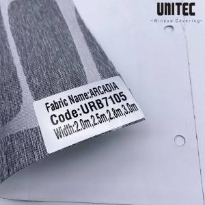 URB7105 “ARCADIA” Fashion jacquard roller blind