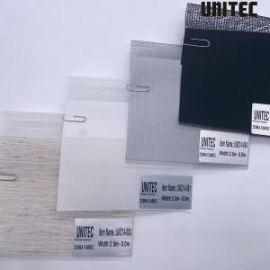 Polyester fabric zebra roller blind UNZ14