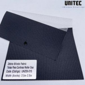Blackout Dual Shade Blinds Fabric for Interiors UNZ09-015