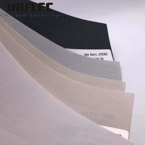 5% Sunscreen Fabric Solar Shade Fabric Sun Protection Roller Blinds Fabric URS300 Series