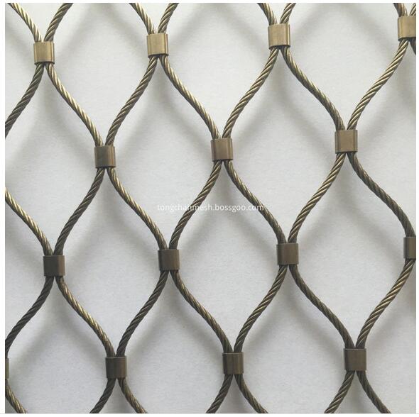 Zoo Stainless Steel Wire Rope Mesh Net