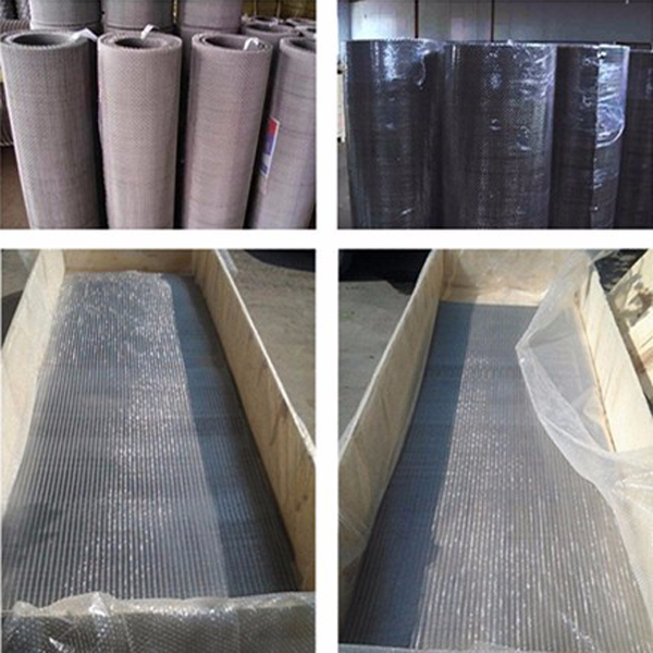 stainless iron plain crimped mesh