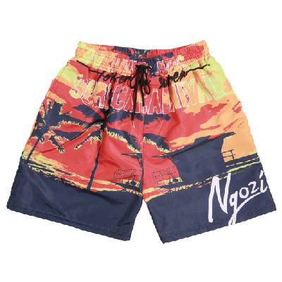 Quality Inspection for Outerwear - Ngozi Beach Shorts Men Quick Dry Dusk Printed Elastic Waist – Fullerton