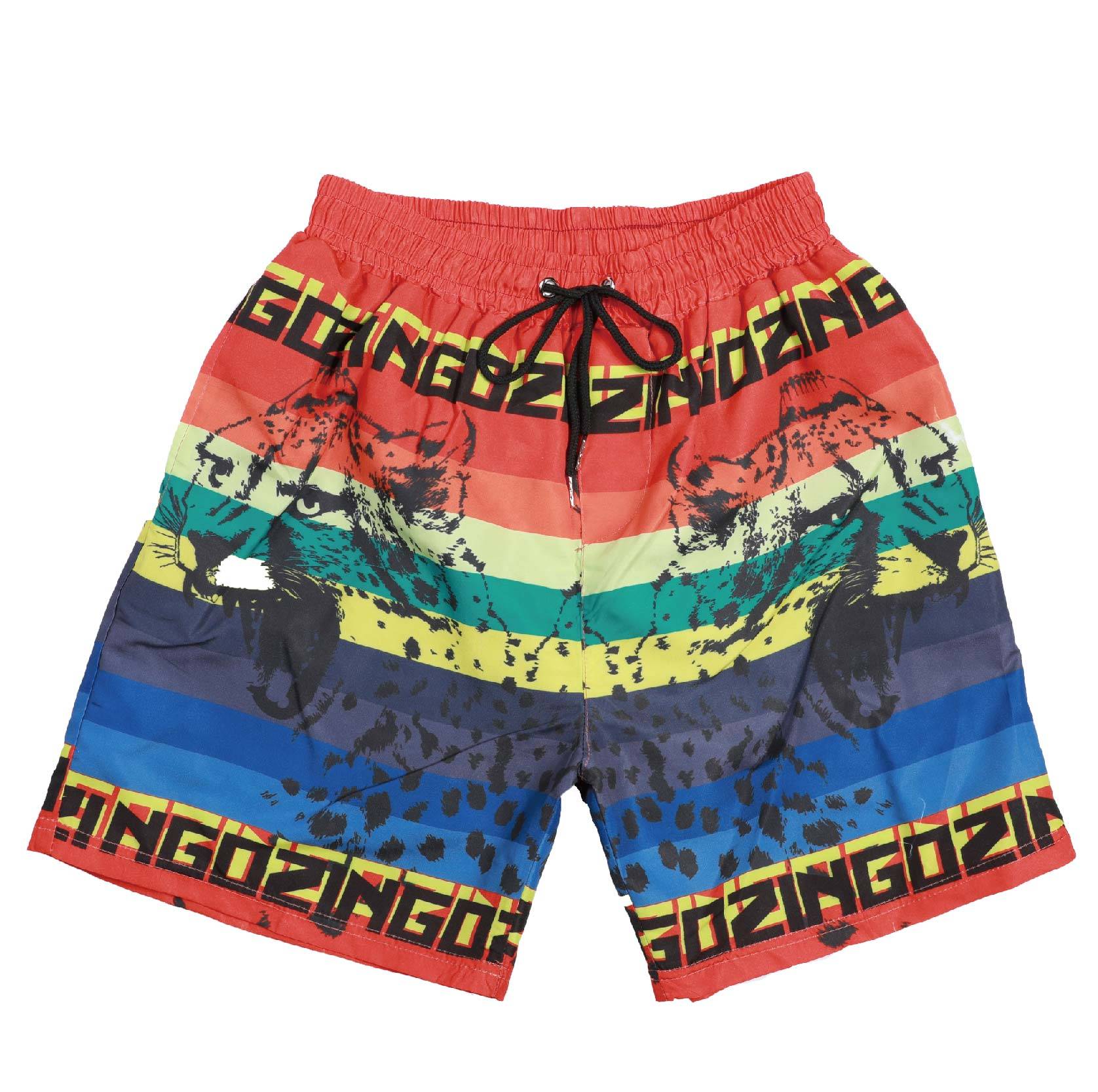 One of Hottest for Ripped Denim Jeans - Ngozi Beach Shorts Men Quick Dry leopard head Printed Elastic Waist – Fullerton