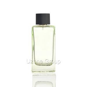 120ml Square Glass Perfume Bottle With Plastic Cap And Sprayer