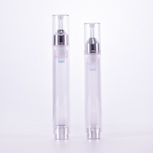 Luxury New Design Acrylic smeared skincare bottle water light needle for moisturizing essence cosmetic packaging