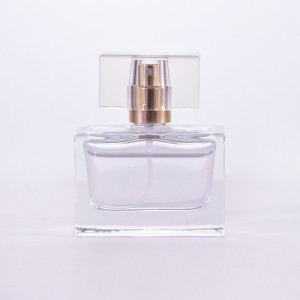 Premium luxury transparent empty spray perfume bottle 20ml 30ml 50ml can be customized color logo capacity