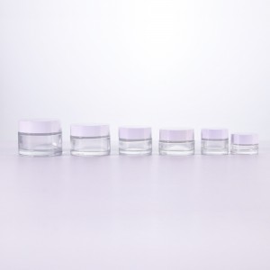 100ml Glass Jars Wholesale - Customized cosmetic glass cream jar 5m 7ml 10ml 20ml 30ml 50ml 100ml glass clear frosted jar for cream jar – Uzone