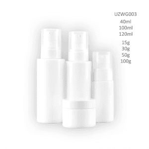 New Delivery for Bottle Cosmetic - Opal White Glass Bottle And Cream Jar – Uzone