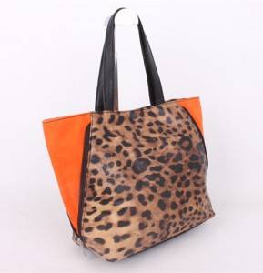 Classical Black Canvas Tote Handbag For Women Handbag With PU Leather Bottom Modern Black Canvas Tote Bag