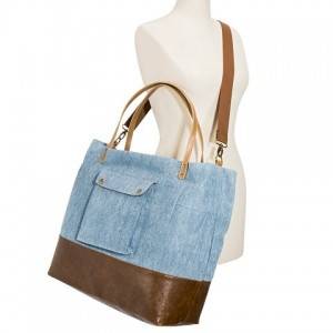 Personalizado Duffle lona de algodão Bag Tone Garment Travel Bag