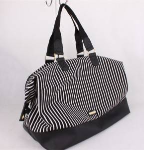 Custom newest print handbag canvas reusable grocery handbag