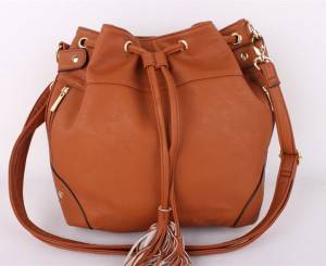 Fashion design pu leather women handbags for gift leather handbag