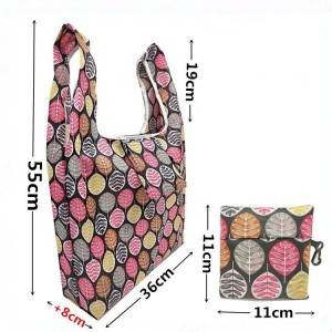 Custom Printed RPET folding Shopping Bag for Wholesale