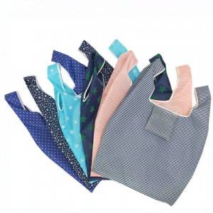 Custom Printed RPET folding Oxford Recycle Shopping Bag