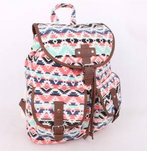 Canvas Men Women Hiking Backpack Sports Travel Bag Rucksack School bag Fashionable Creative Canvas Backpack for Teenager Girls