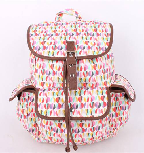 outdoor canvas backpack fashionable backpack factory wholesale for student high school laptop canvas rucksack Featured Image