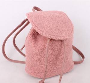 Autumn and winter Simple Lovely Cotton Fabric mini school backpack bag for girls
