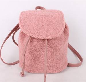 Autumn and winter Simple Lovely Cotton Fabric mini school backpack bag for girls
