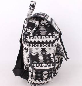 Customized space cotton fashion school bag double shoulder backpack for men and women
