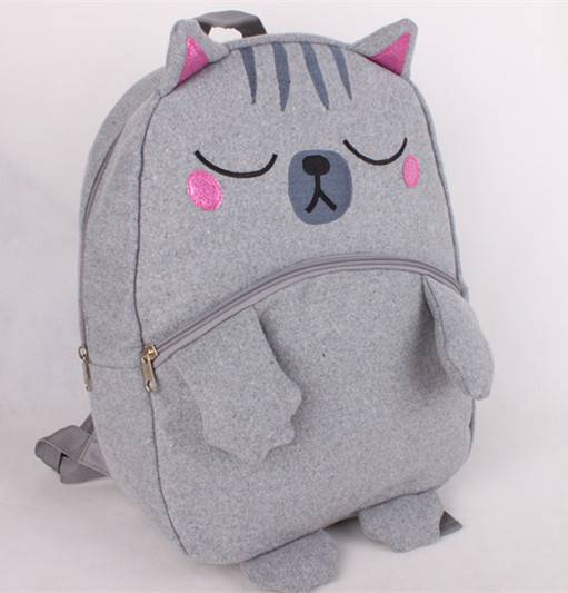 Popular Cute Outdoor cartoon cat design Pre-school Bag Little mini Kids Backpack Featured Image