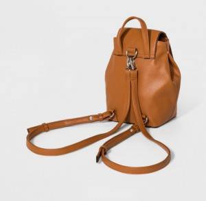 Ladies Backpack Tassel Vintage New Soft Pu Leather Bag small Capacity Simple Mini Backpack