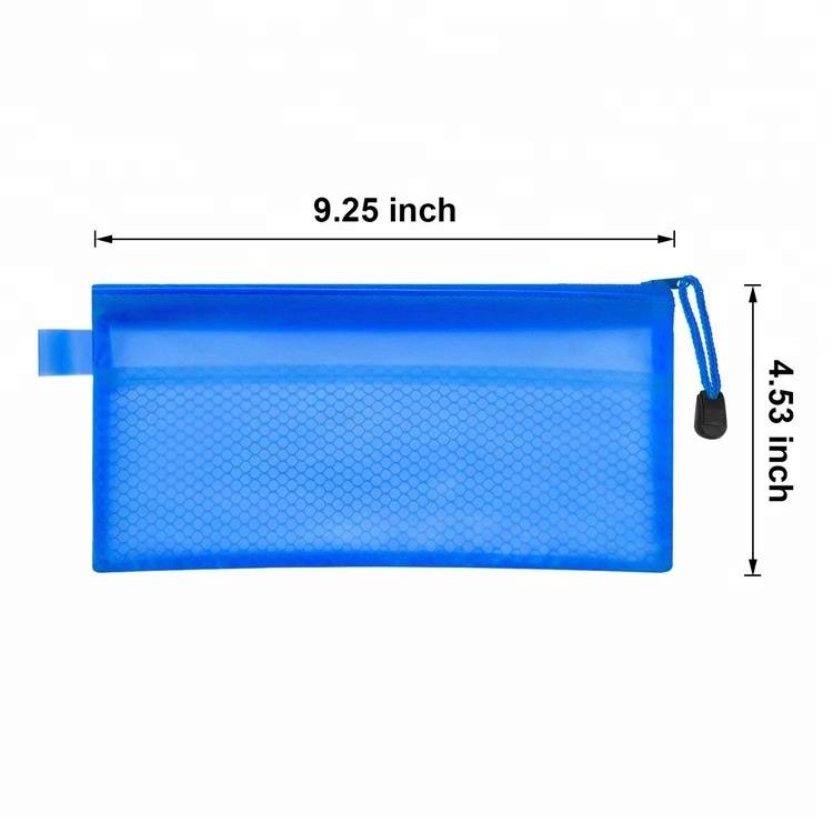 New design multicolor resistant waterproof canvas pencil pouch zipper with stationery pouch