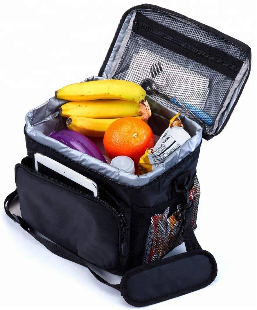 Nylon Men Adult Recycled Lunchbox Thermal Lunch Food Insulated Cooler Bags