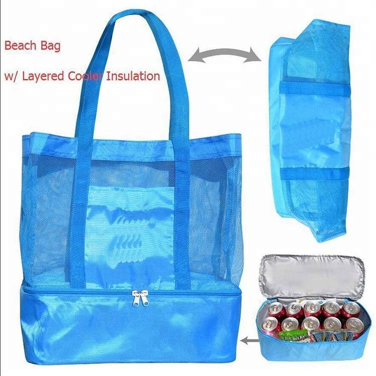 Accept customized logo and packing non woven foldable insulated cooler bag
