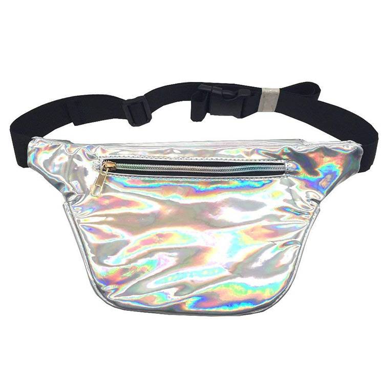 High quality custom sport waist bag for holographic fanny pack