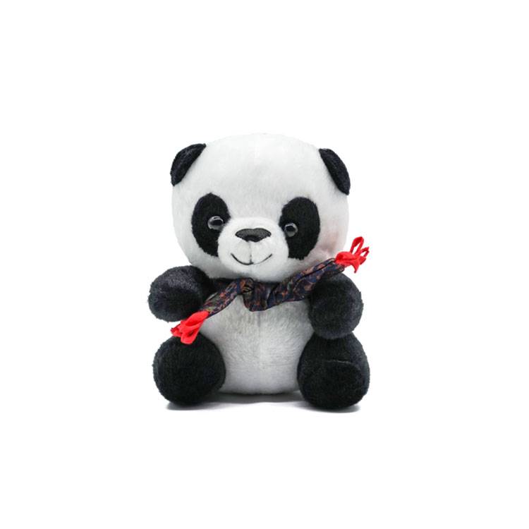 ສົ່ງ Custom ຫຼິ້ນຂອງປາຮັກສັດ stuffed panda ຫຼິ້ນຕຸ໊ກກະຕາ