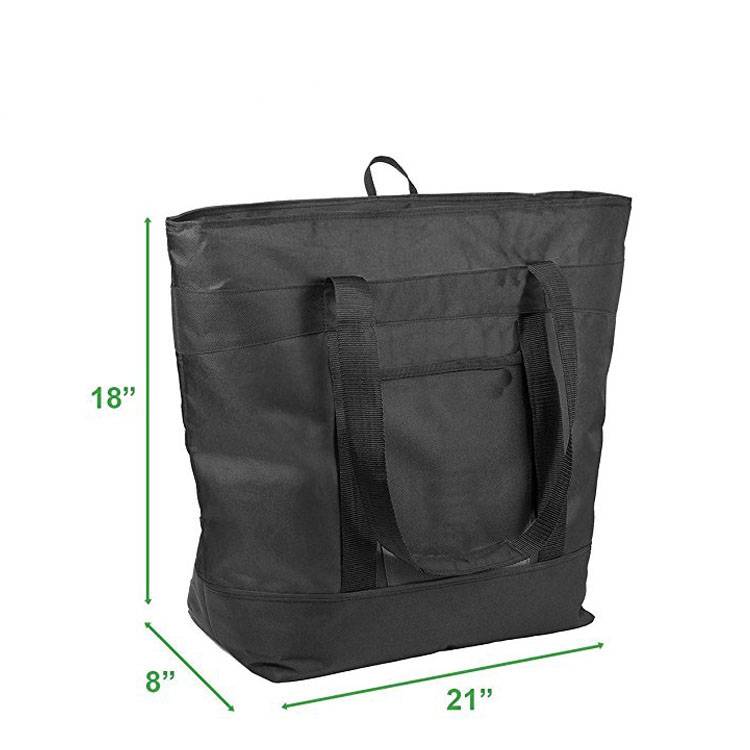 Large capacity vocation frozn lunch cooler bag insulated drawstring lunch bag