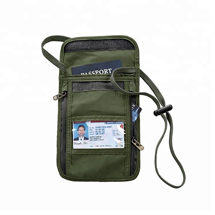 Wholesale resistant retro waterproof travel passport wallet with leather card holder