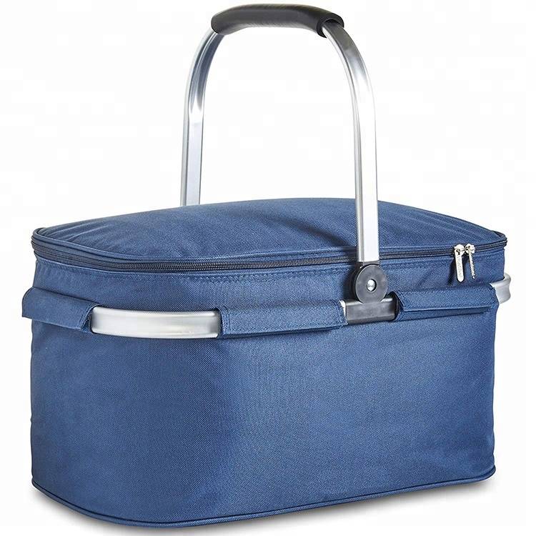 Hot Selling Adjustable Shoulder Strap Foldable Insulated Lunch Cooler Lunch Tote for Kids