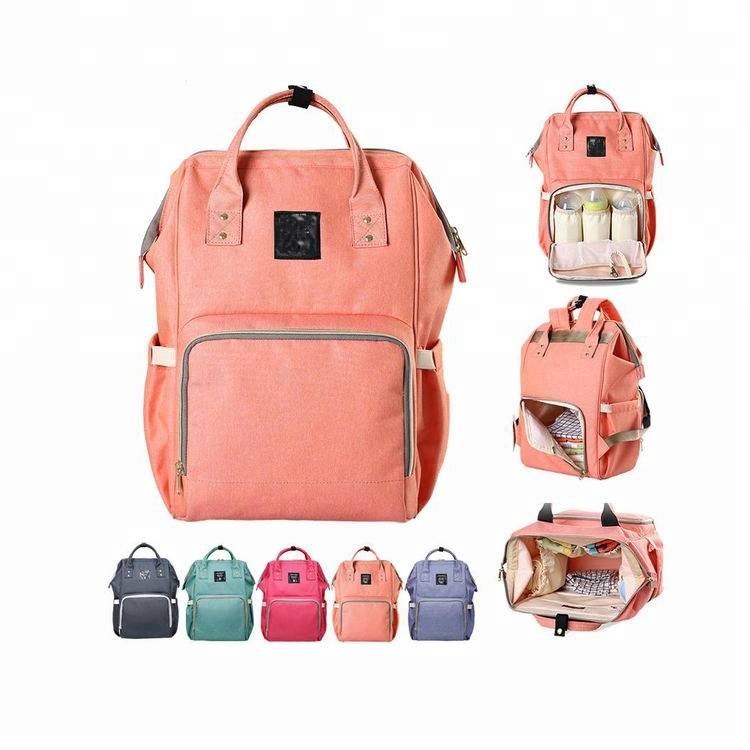 Wholesale Multi-Function Fashion Oxford Travel Backpack Adult Baby Diaper Bag