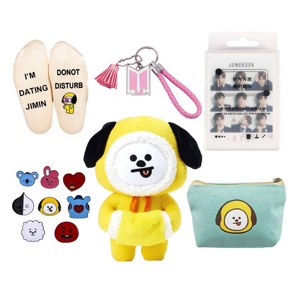 Free Sample Photocard +Keychain +Kids mini cosmetic Bag + Pins +baby Doll Cute Cartoon Gifts Set for Aviation children’s gift Featured Image