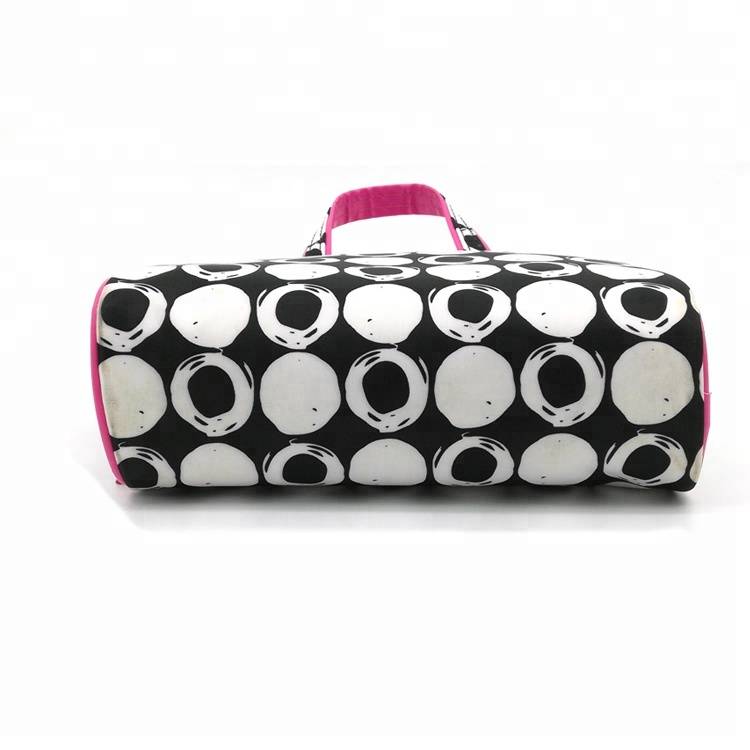 Waterproof Element Personalized Cosmetic Toiletry Bag Shoulder Bag Women Top Handle Totes Handbags Wallet Set 2IN1