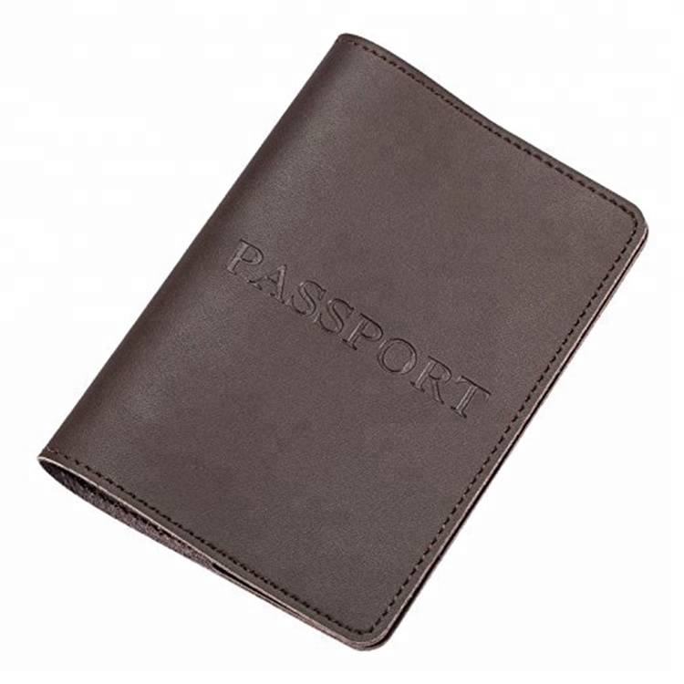 China factory durable custom portable men leather credit card holder