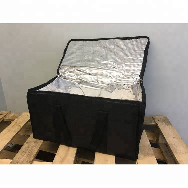 Ready stock thermal insulation fabric food delivery cooler bag for frozen food