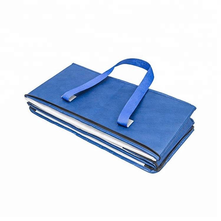 Multi-function shopping tote bag with foldable insulated cooler bag
