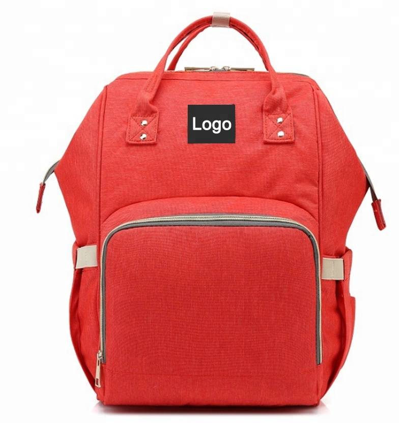 ນ້ໍາທົນທານຕໍ່ເດັກນ້ອຍ Diaper Bag Backpack ກອບປ່ຽນຖົງຖົງການເດີນທາງ Nappy