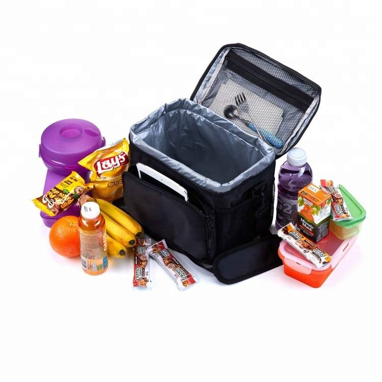Nylon Men Adult Recycled Lunchbox Thermal Lunch Food Insulated Cooler Bags