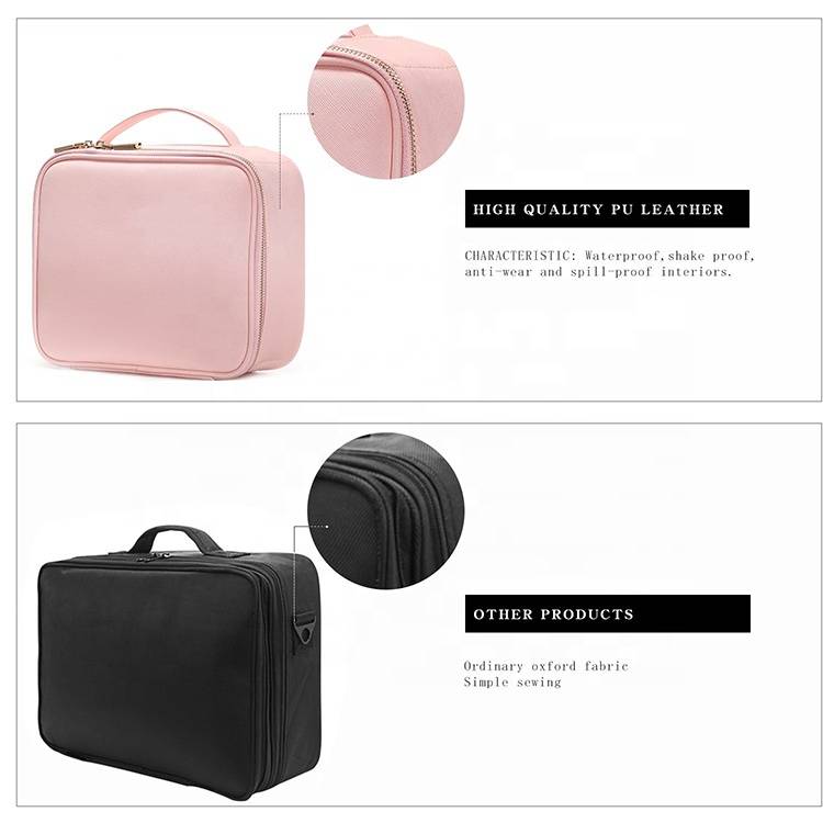 Free Sample Custom Professional Mini Portable Small Makeup Bag Travel Small Makeup Cosmetic Case Bag