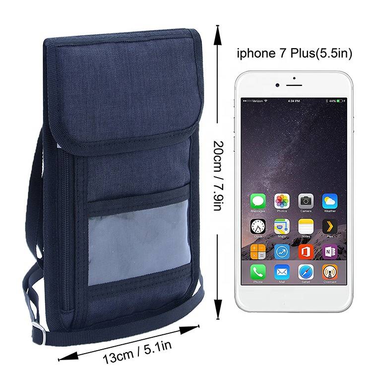 Promotion Extra Capacity Mens Telefon Çantalar Cüzdan Slim Front Pocket RFID Qadağa Card Holder Travel RFID Wallet