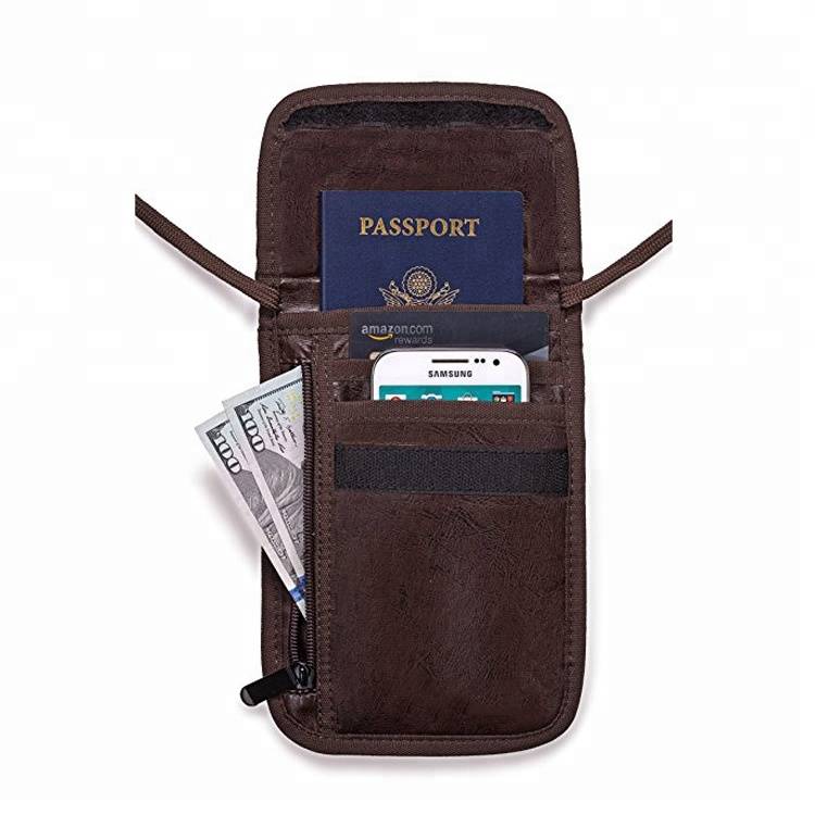 Most popular featured multi function retro portable leather card holder for men