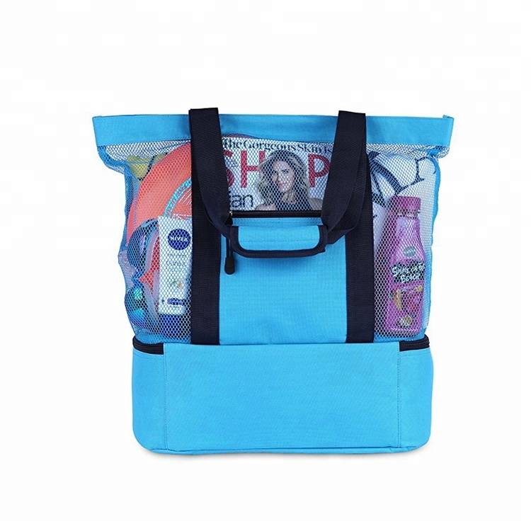 High quality waterproof custom beach tote bag cooler with picnic cooler bag