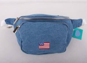 USA American Flag pacchetto di Fanny Per Patriottica La Borsa Bandiera degli Stati Uniti vita per le donne e gli uomini